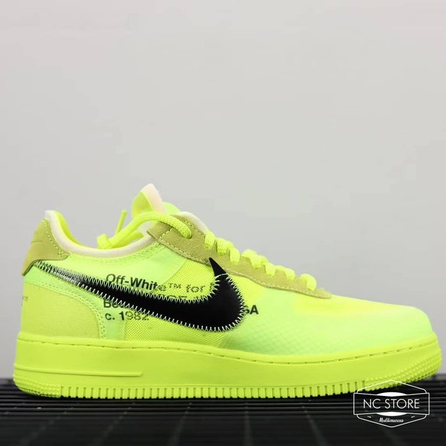 tenis nike off white verde