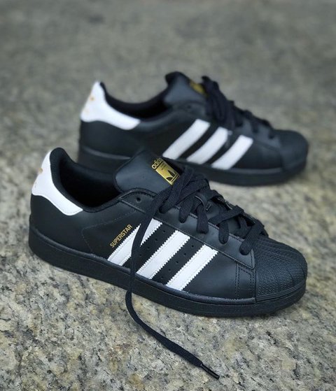 adidas superstar preto e branco camurça
