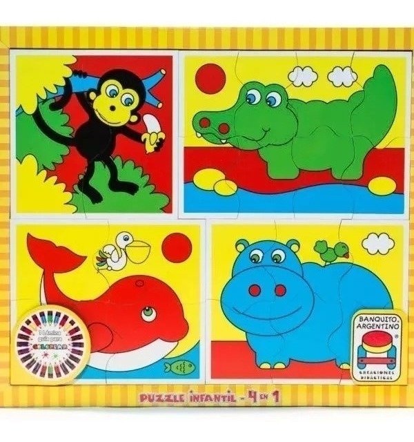 rompecabezas de madera 8 piezas