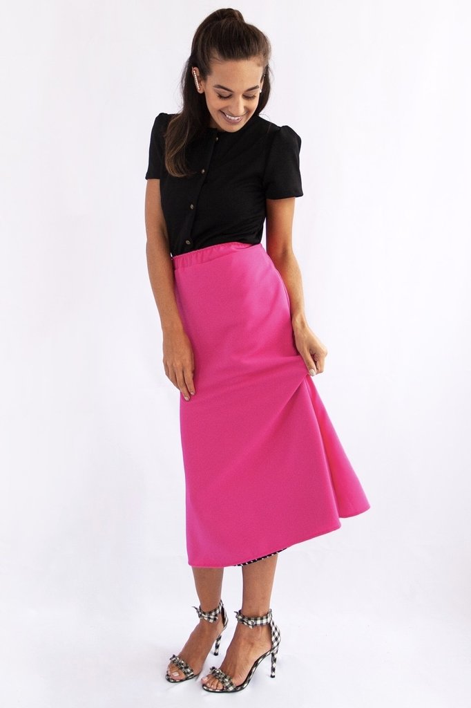 saia midi pink