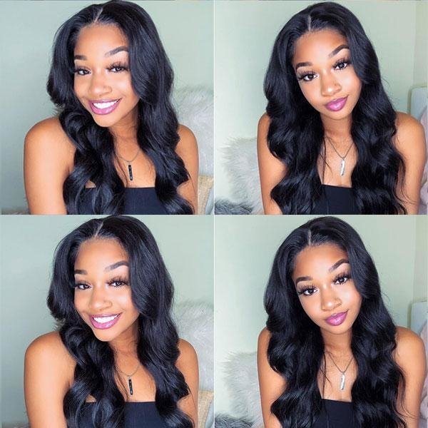 Body Wave 4x4 Closure Wig Hd Lace Wig Super Thin Swiss Lace