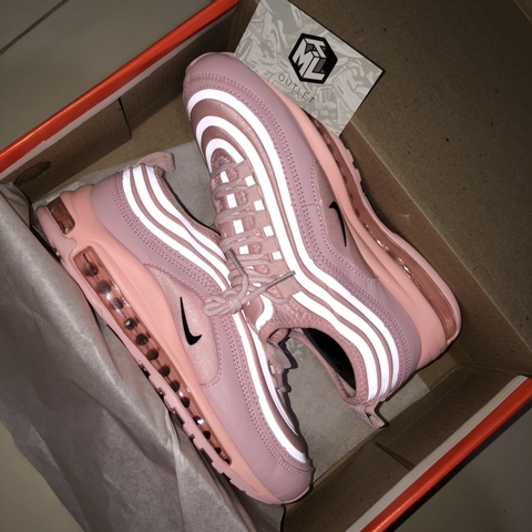 air max 97 refletivo rosa