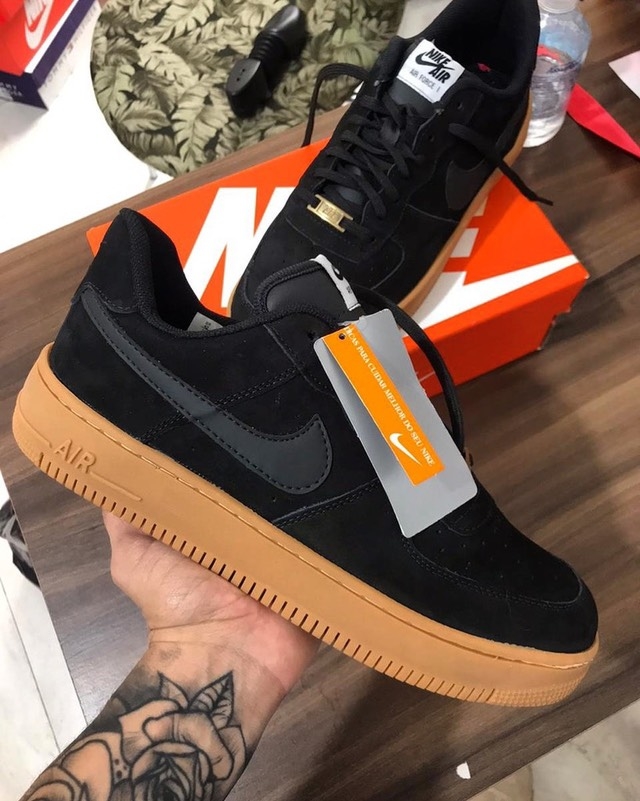 air force preto sola bege