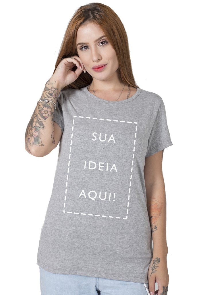 camisa personalizada feminina