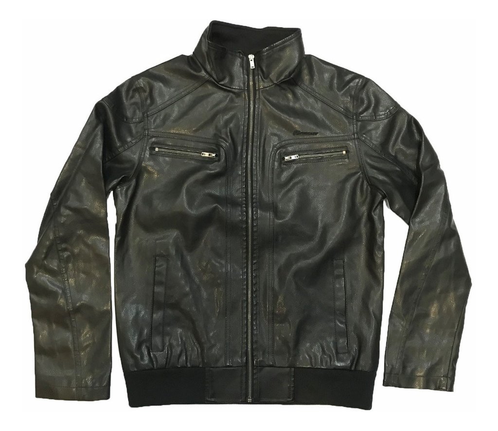 jaqueta de couro mcd