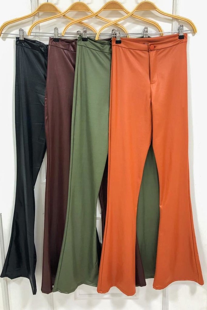 calça flare cirre com bolso