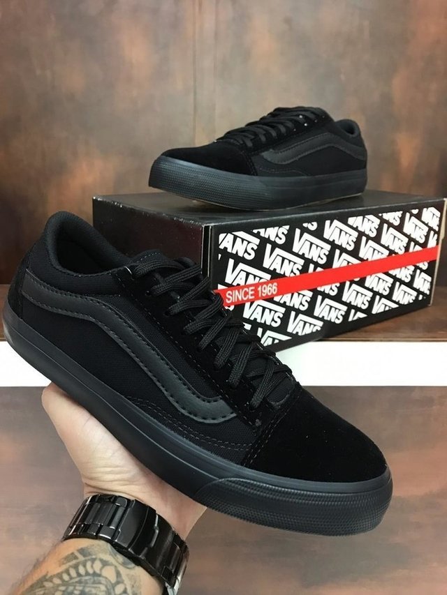 vans old skool todo preto