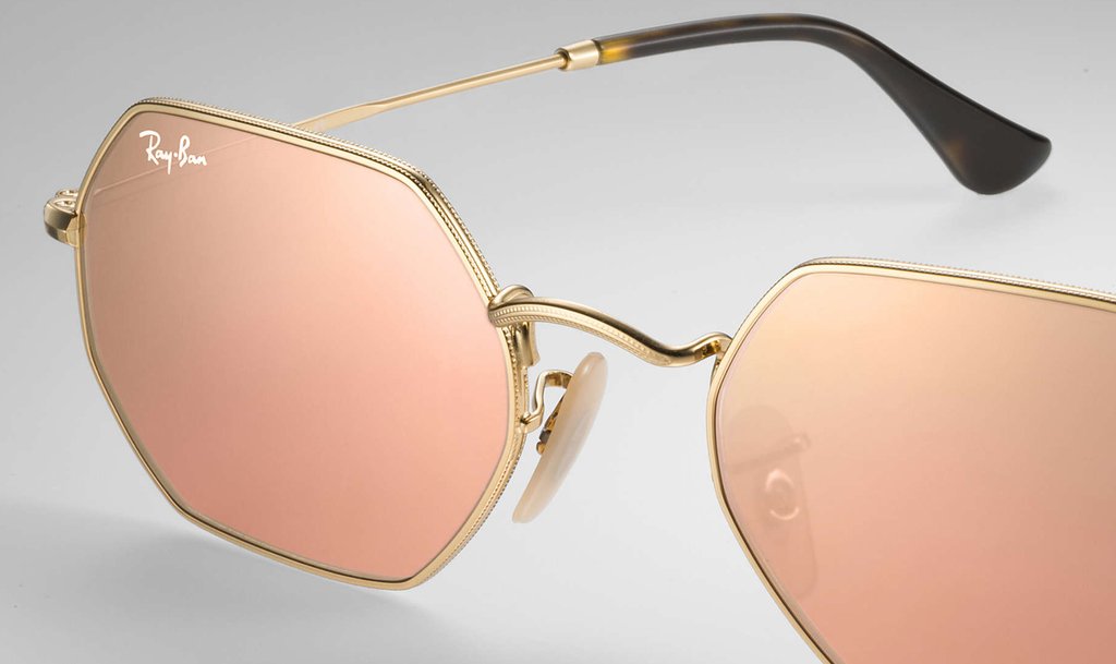 ray ban octogonales