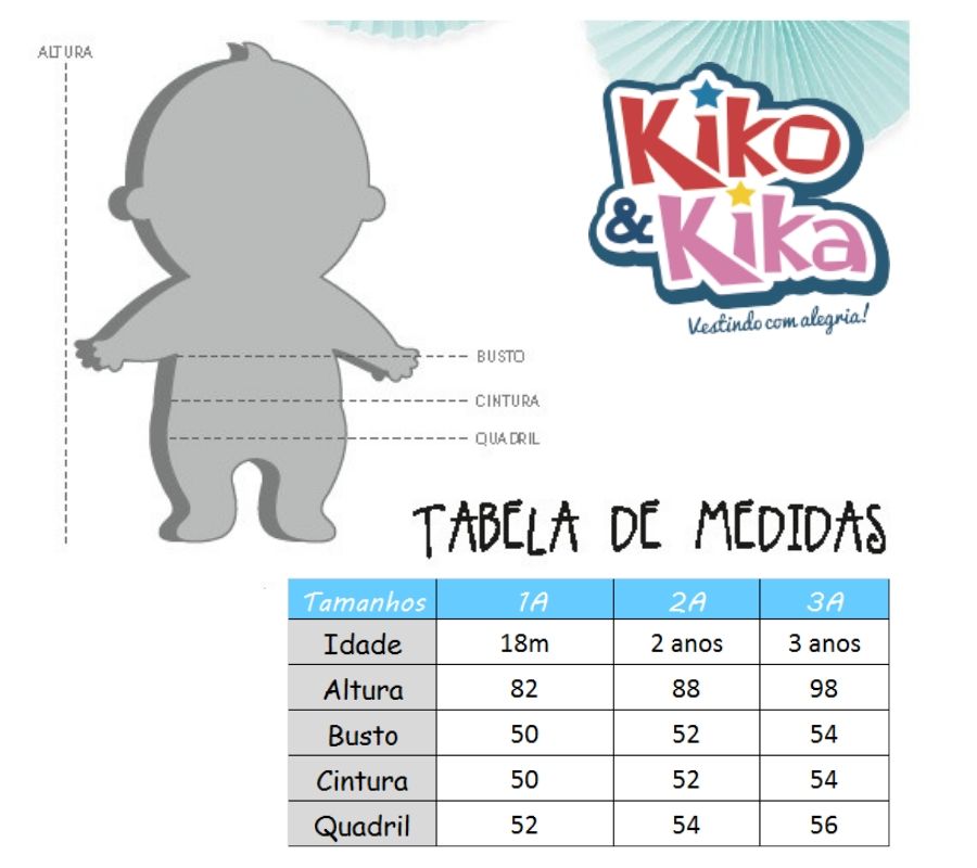 roupas kiko e kika