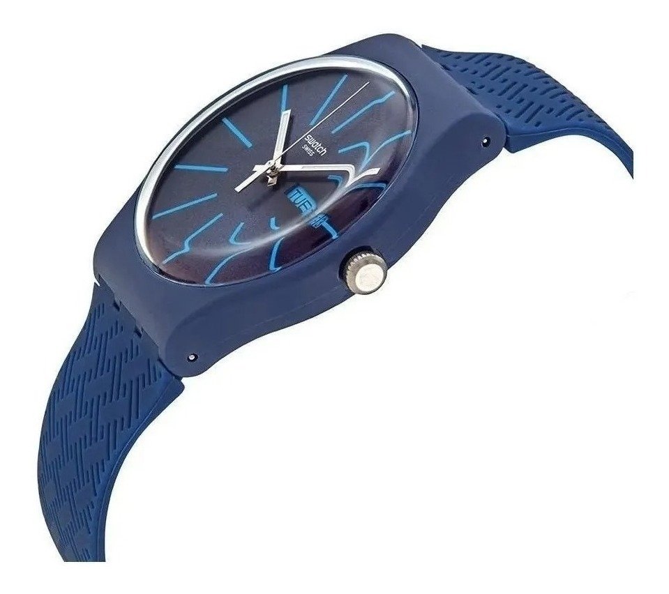 Reloj Swatch Wave Path Suon713 New Gent Azul