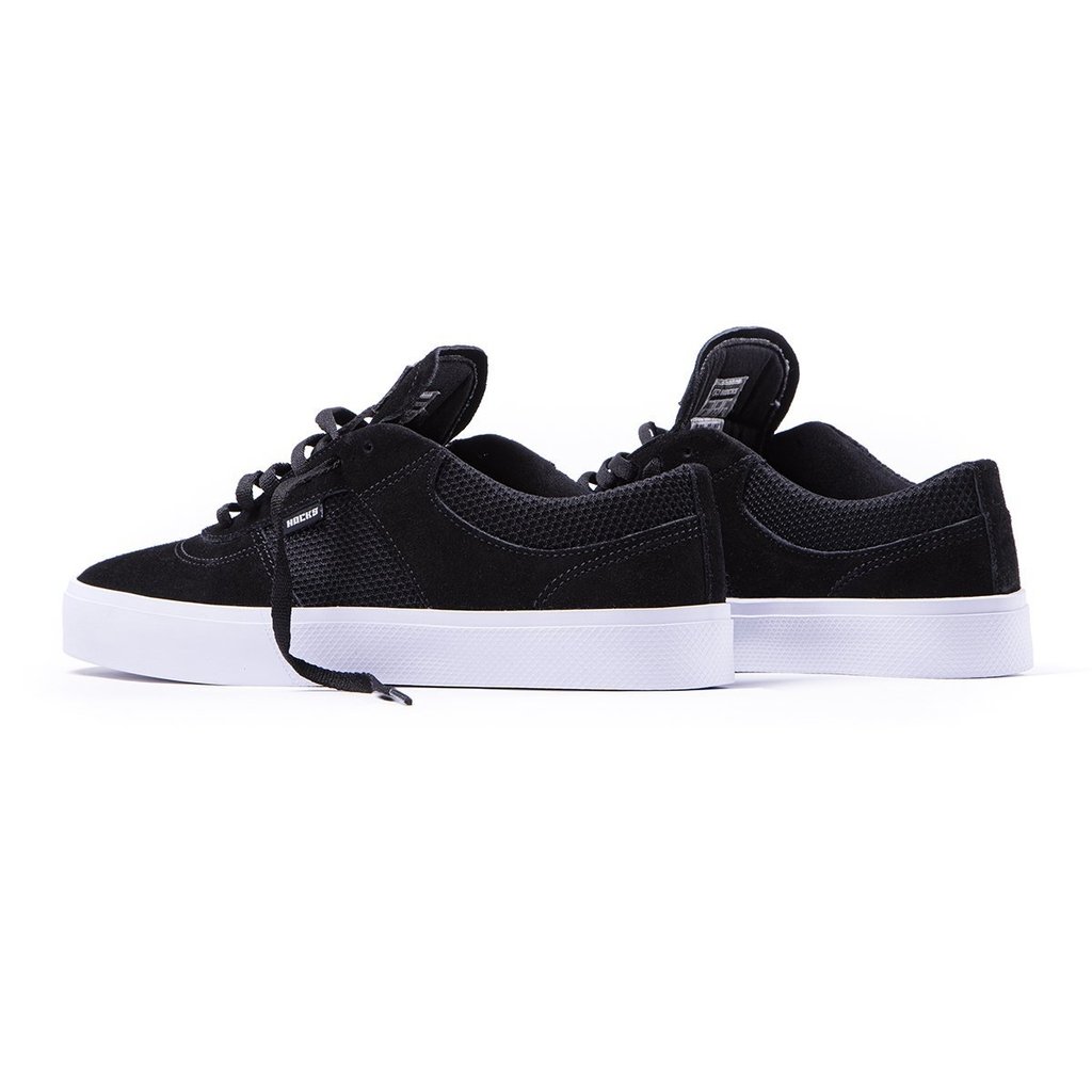 tenis hocks preto e branco