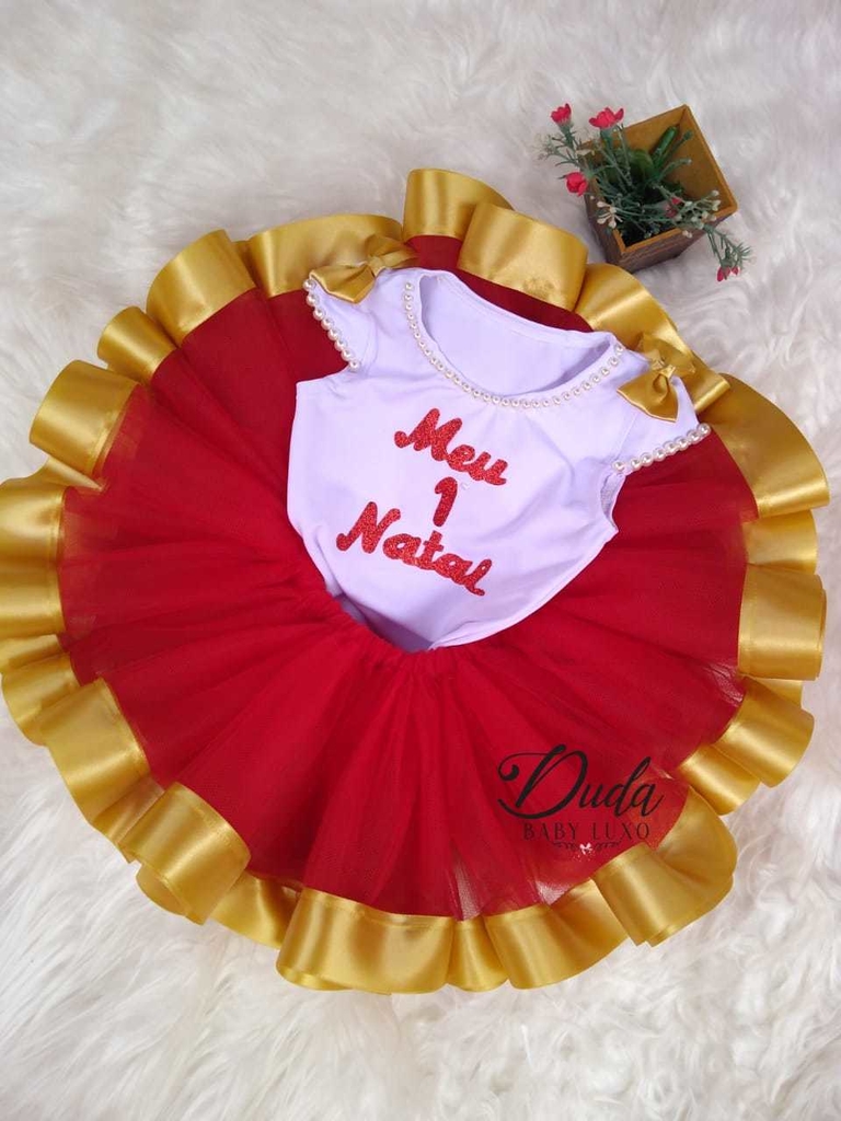 saia de tutu com fita