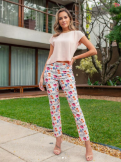 calça bengaline branca