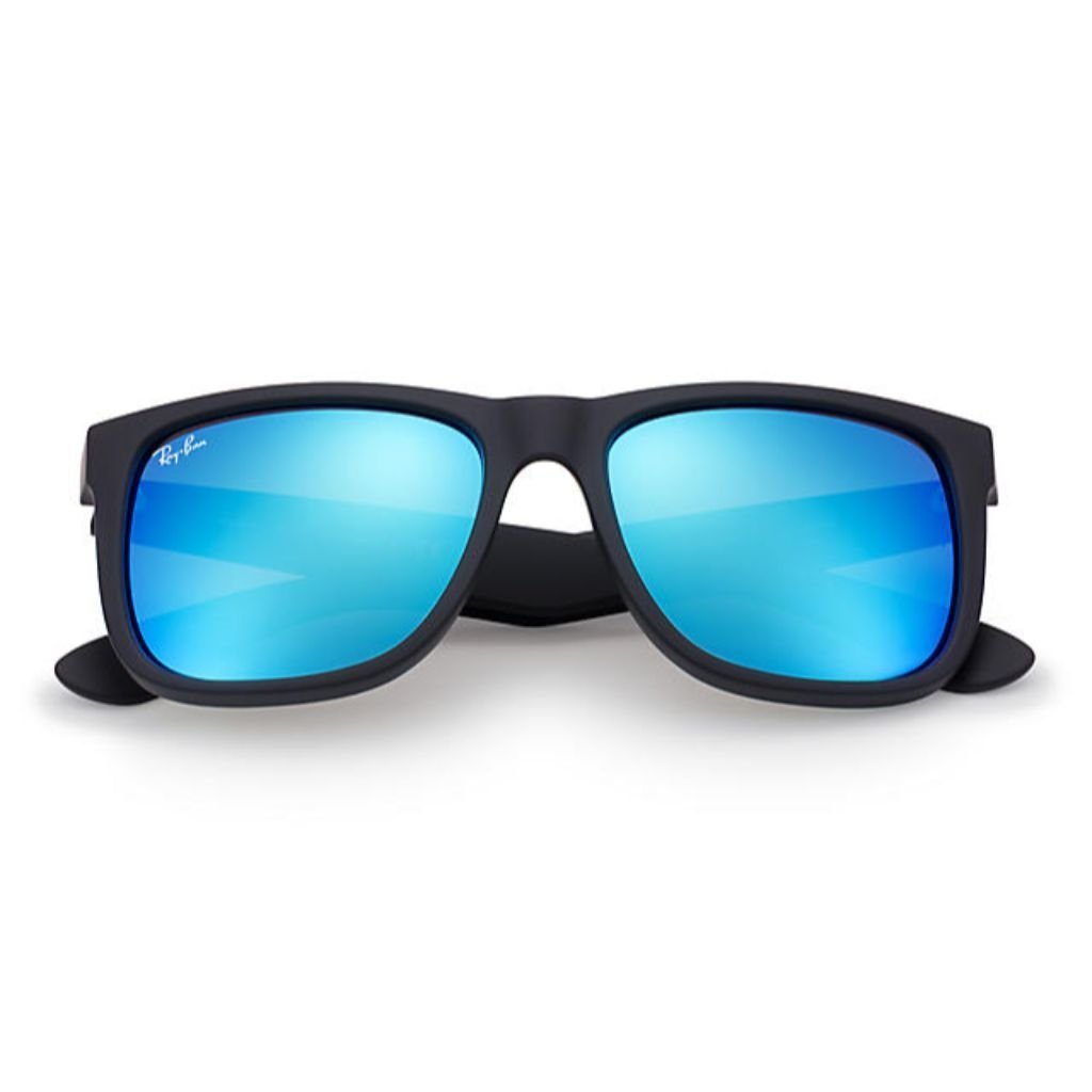 Óculos de Sol Ray Ban Justin Polarizado Azul espelhado