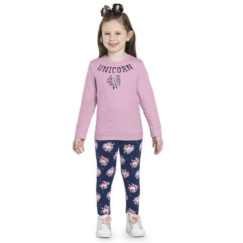 conjunto unicornio infantil inverno