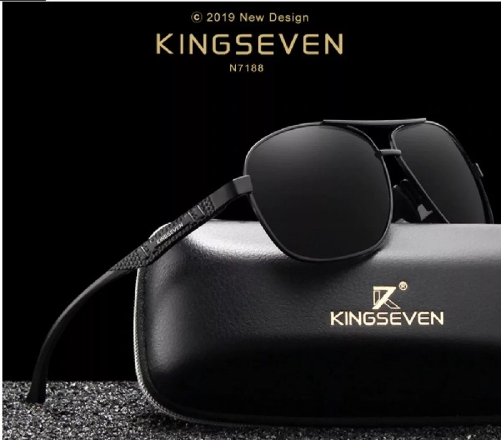 Oculos de sol masculino kingseven Clearance