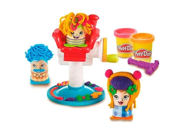 play doh corte de cabello