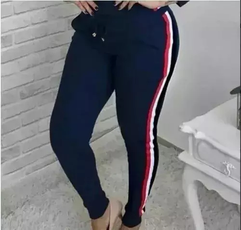 calça ribana listra lateral
