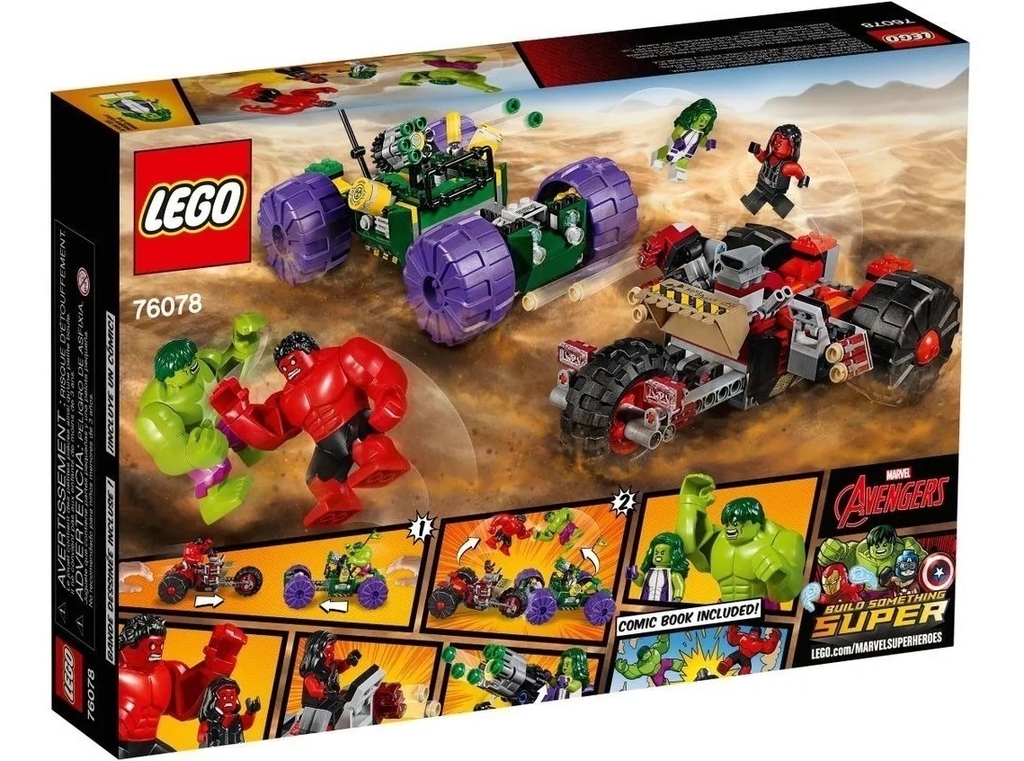 lego hulk red