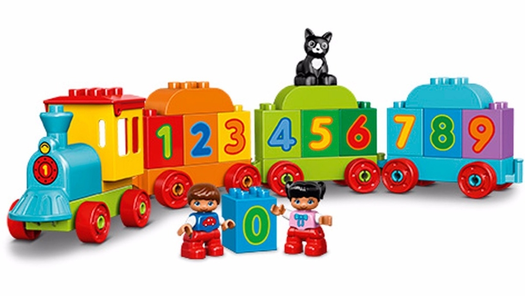 lego duplo tren numeros