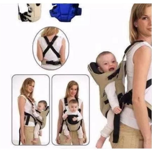 Mochila Porta Bebe Reversible Reforzada