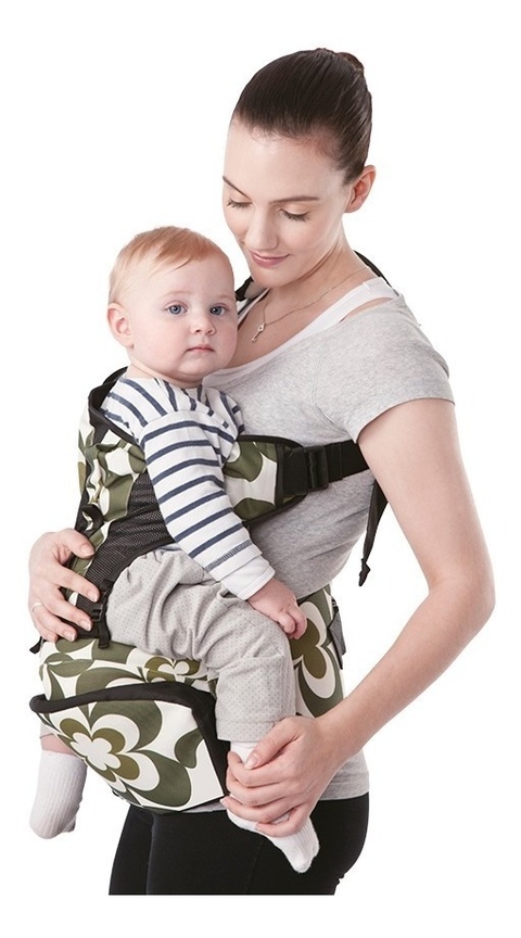 Mochila Porta Bebe Con Base Ergonomica 3 En 1