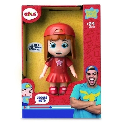 tênis da aventureira vermelha