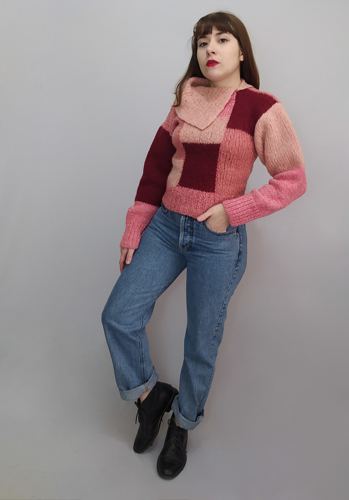 calça jeans cintura alta vintage