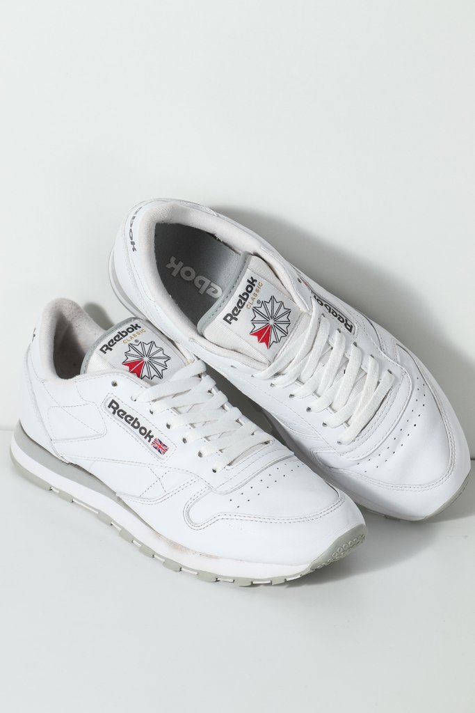 reebok couro branco