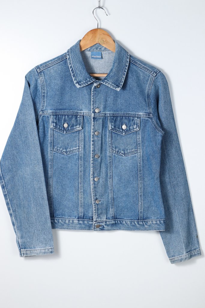 jaqueta jeans vintage brecho