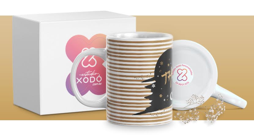 presente barato para o dia das mães caneca personalizada estudio xodo