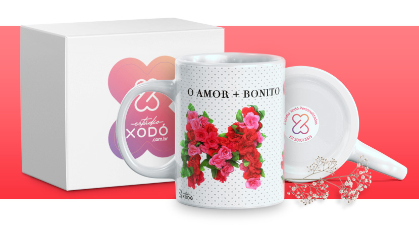 presente barato para o dia das mães caneca personalizada estudio xodo