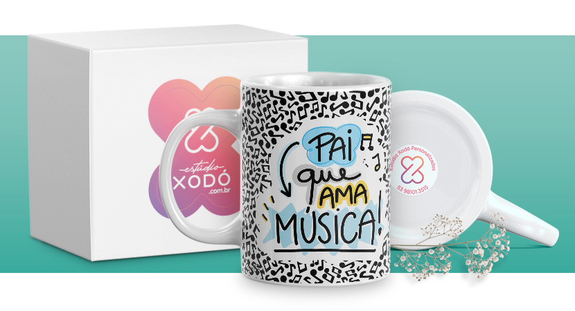 presente barato para o dia das mães caneca personalizada estudio xodo