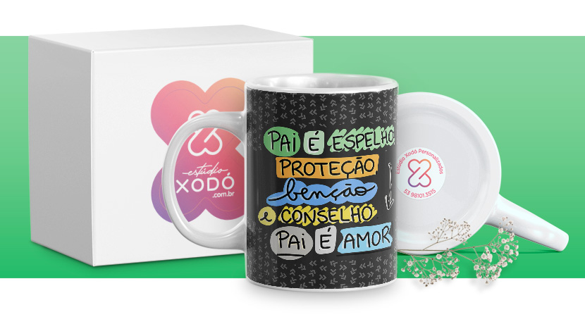 presente barato para o dia das mães caneca personalizada estudio xodo