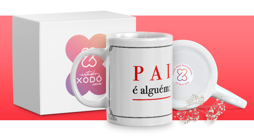 presente barato para o dia das mães caneca personalizada estudio xodo