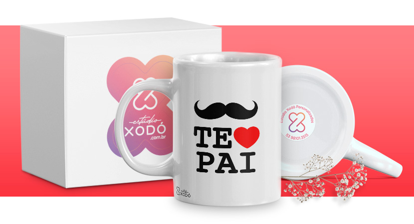 presente barato para o dia das mães caneca personalizada estudio xodo