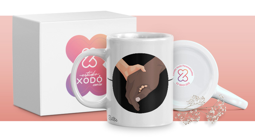 presente barato para o dia das mães caneca personalizada estudio xodo