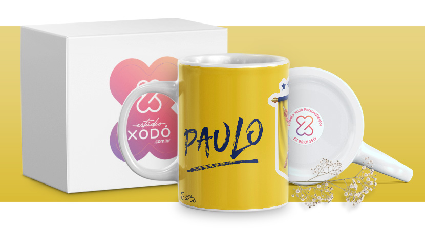 presente barato para o dia das mães caneca personalizada estudio xodo
