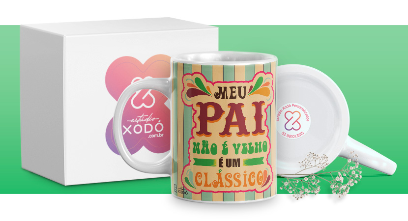 presente barato para o dia das mães caneca personalizada estudio xodo