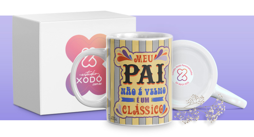 presente barato para o dia das mães caneca personalizada estudio xodo