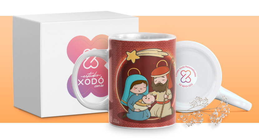 presente barato para o dia das mães caneca personalizada estudio xodo