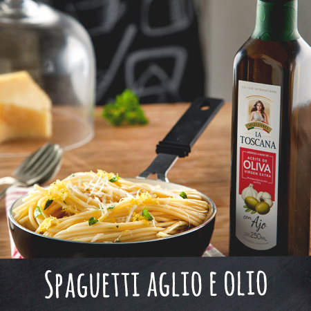 Spaguettis aglio e olio