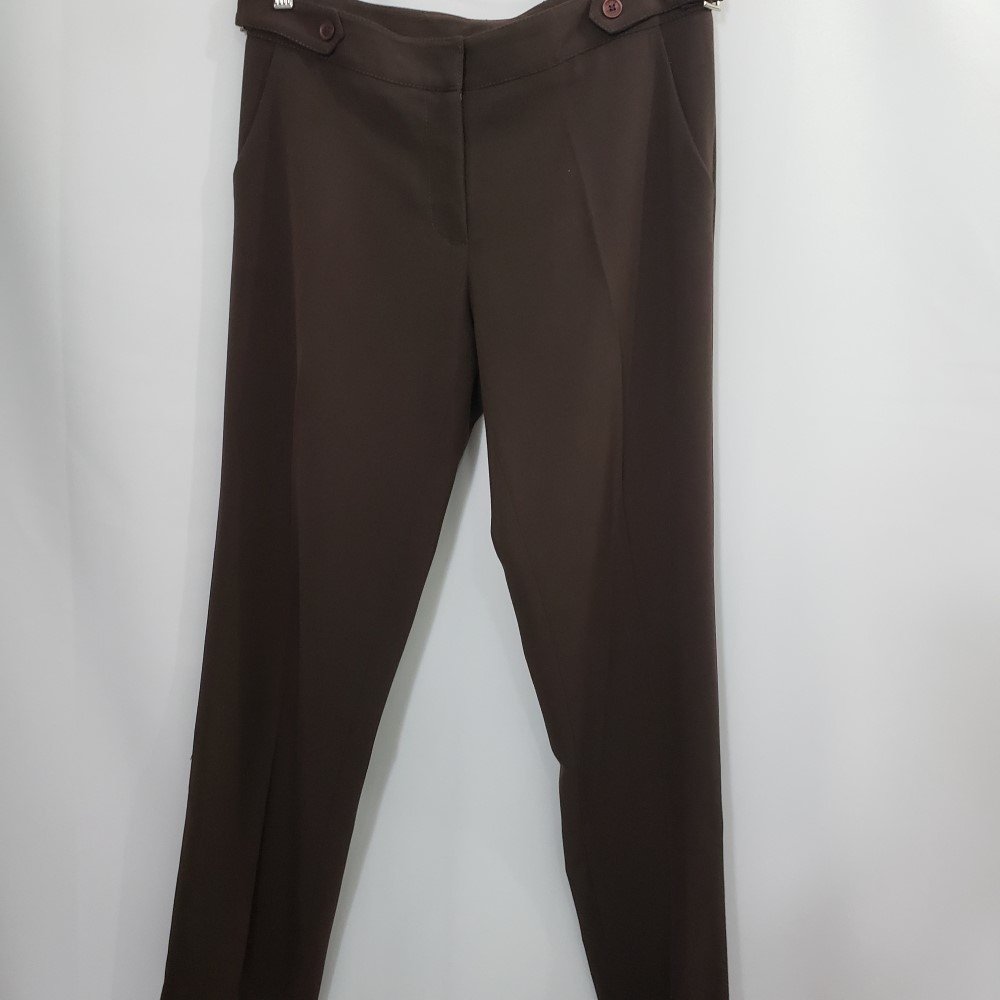 calça alfaiataria feminina marrom