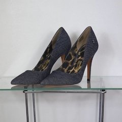 sapato scarpin jeans