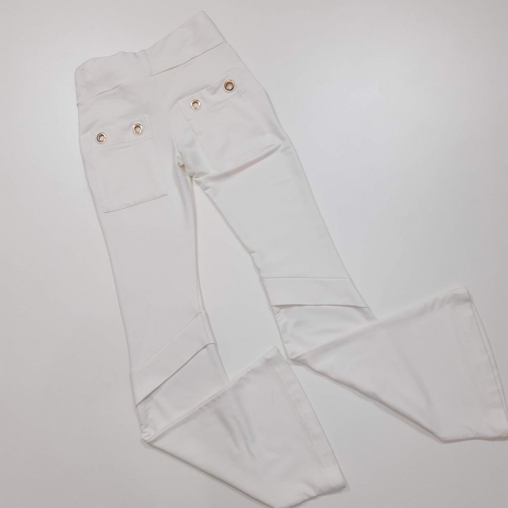 calça branca viscose