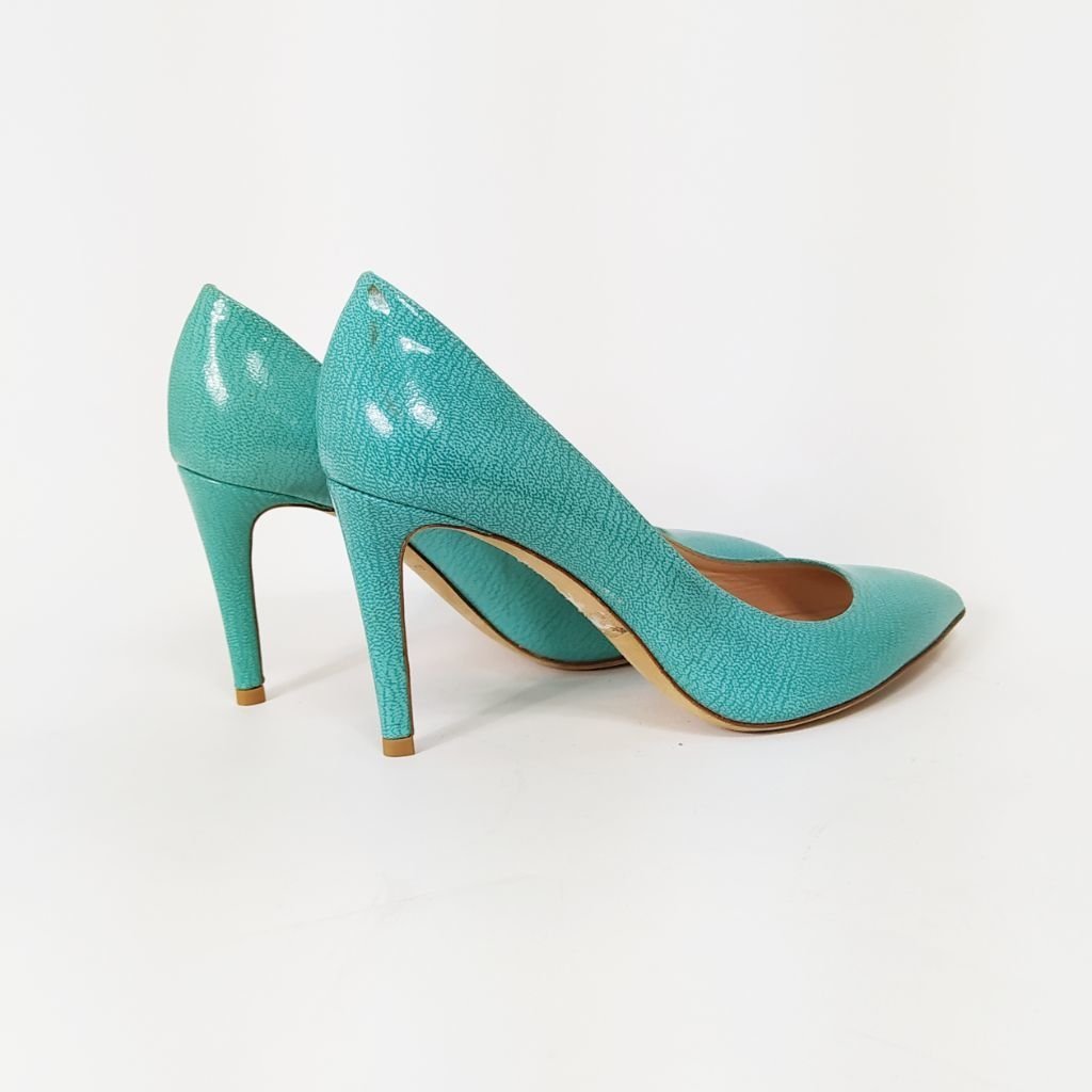 sapato scarpin azul tiffany
