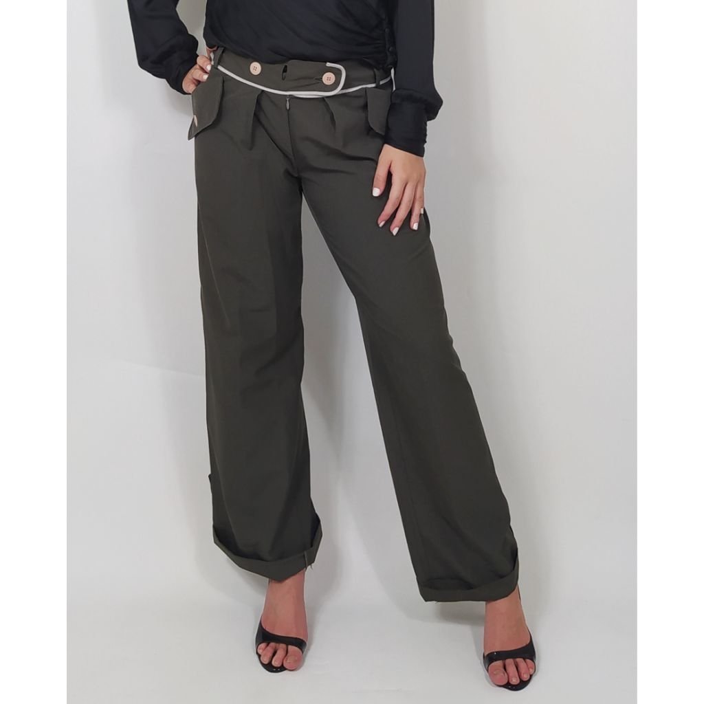 calça estilo alfaiataria