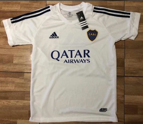 camiseta boca blanca