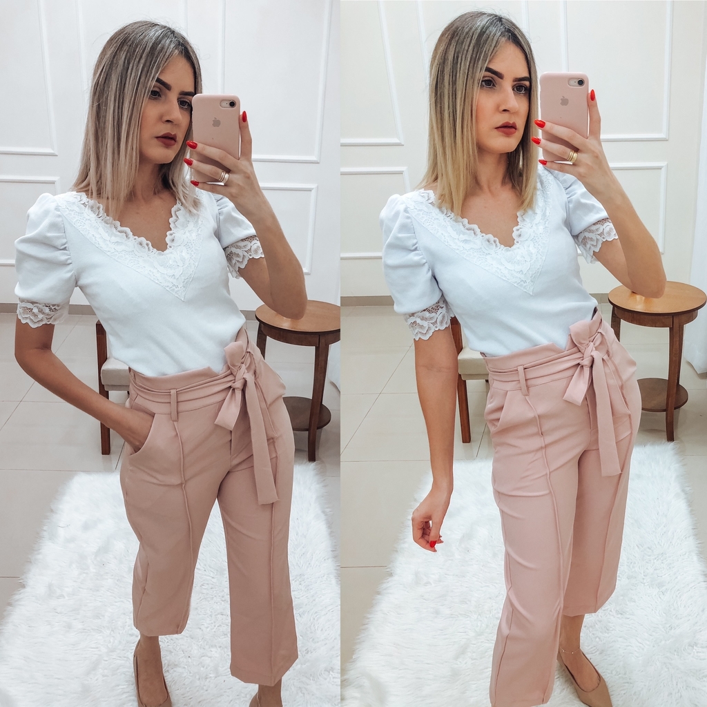 calça social pantacourt