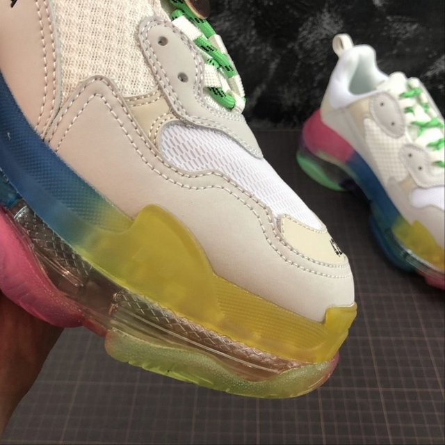 balenciaga triple s rainbow sole